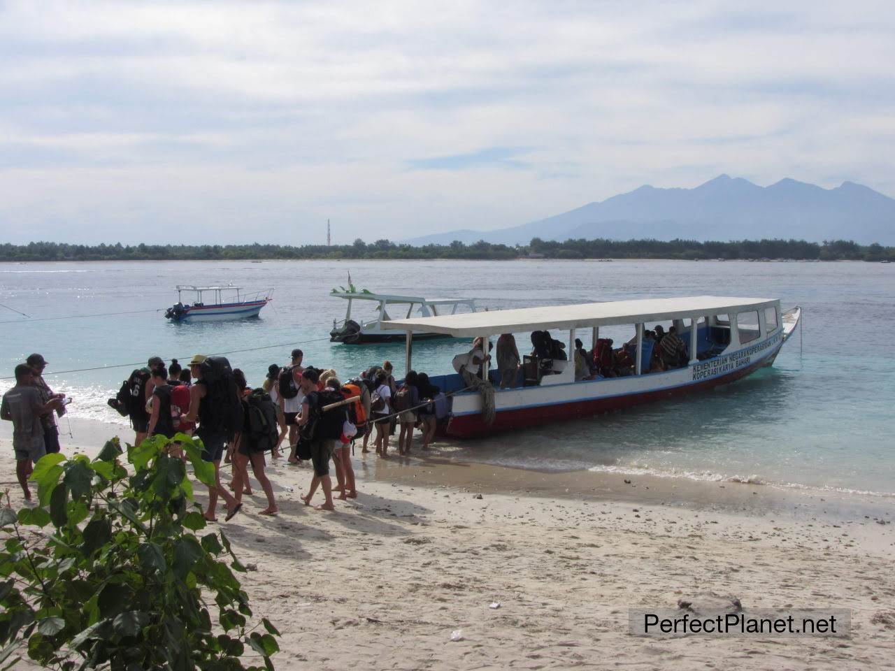 Boat to Lombok