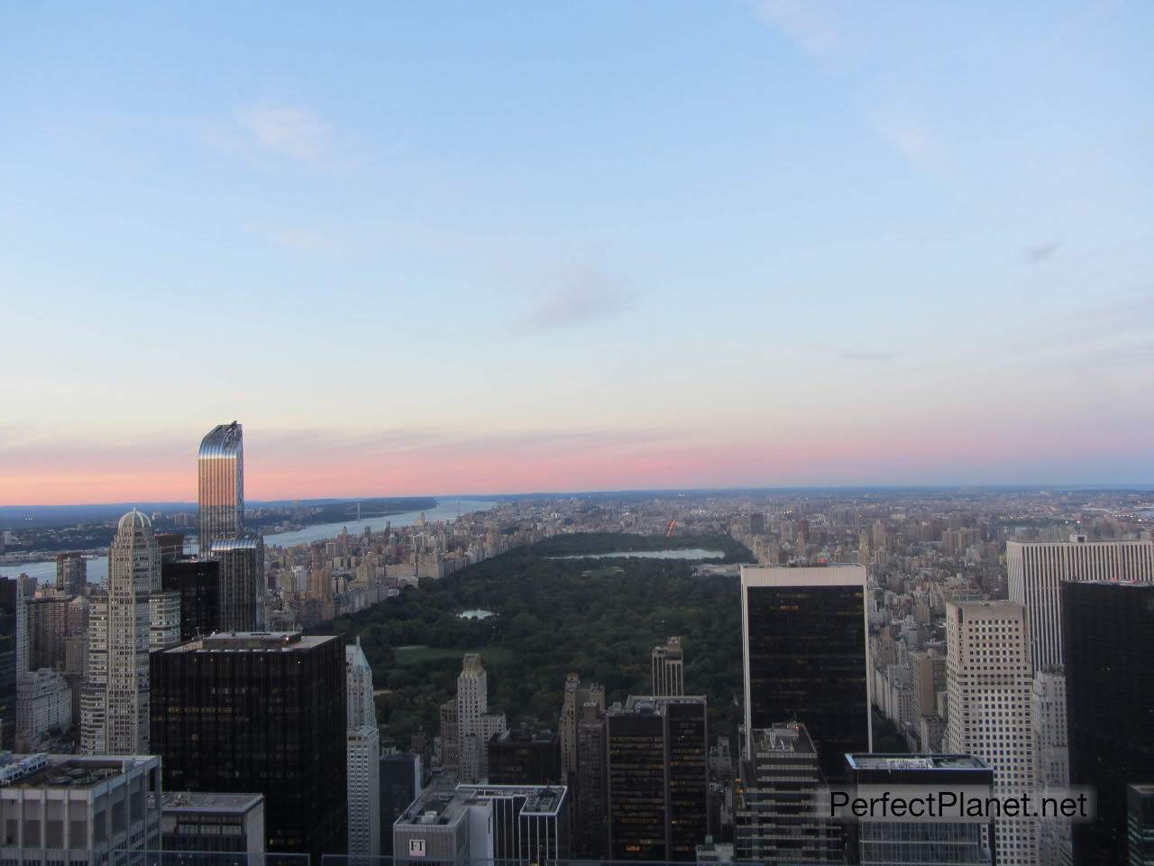 Central Park from Top of The Rock