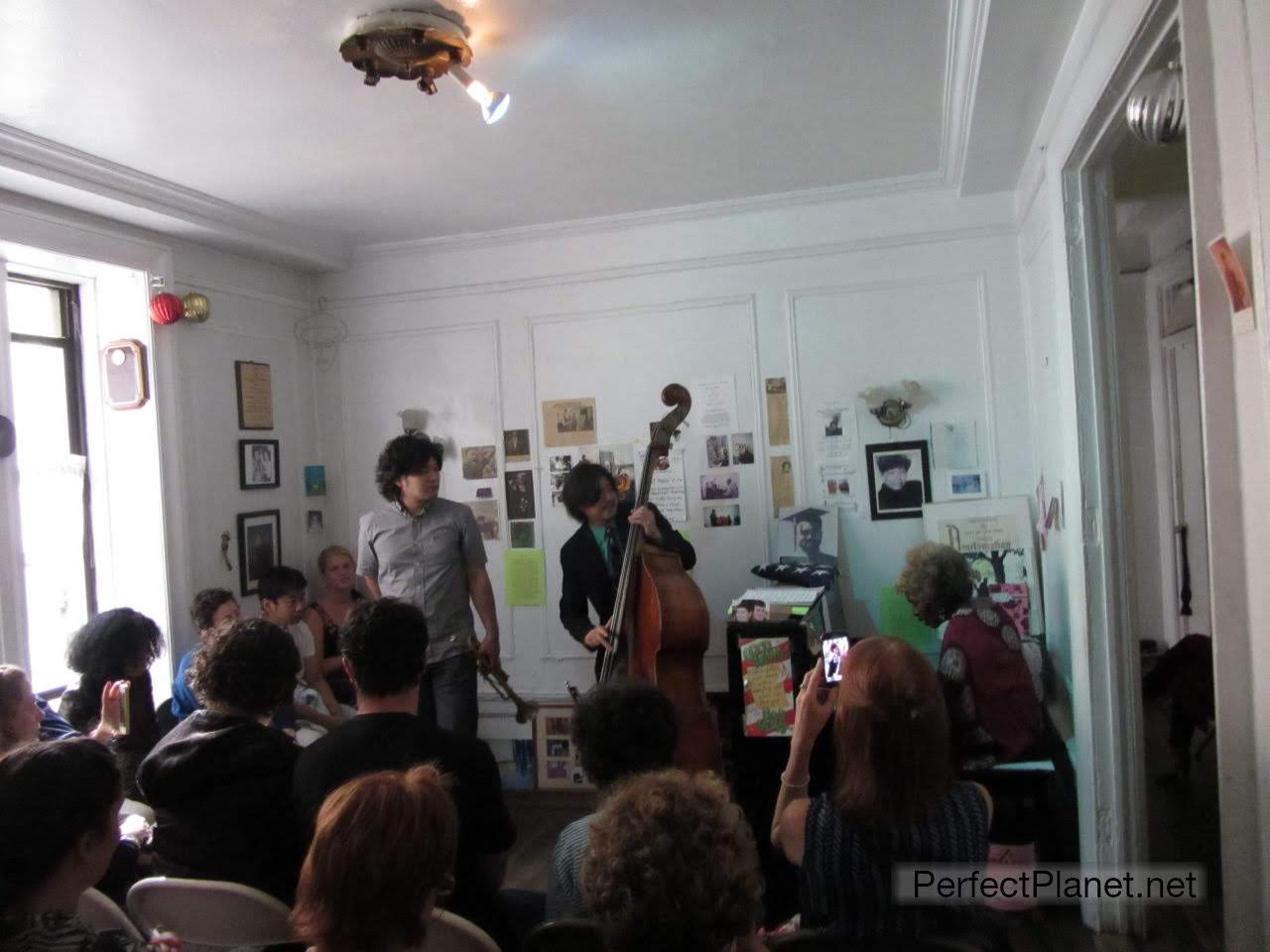 Jazz in Marjorie Elliot house