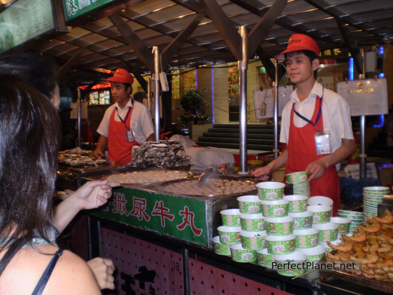 Wangfujing market