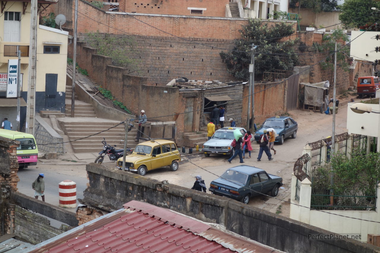 Taxi area in Fianarantsoa
