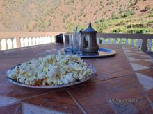 Té con palomitas