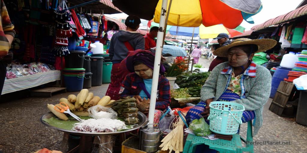 Mercado de Kalaw Myanmar